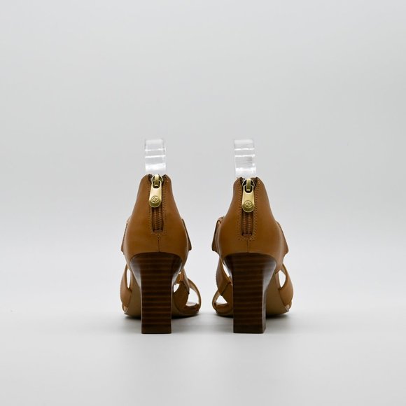 ADRIENNE VITTADINI Rowsey Block Heel Sandal Tan - Picture 5 of 7